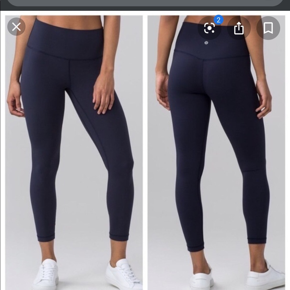 Lululemon NWOT align pant true navy size 2